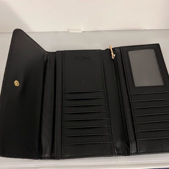 Black and gold wallet with studs #luxuryaccessories bebe - Picture 4 of 6